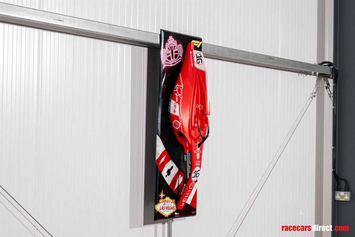 charles-leclerc-ferrari-sf23-f1-sculpture