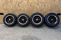 13' Caterham wheels and slick tyres with FREE UK MAINLAND DELIVERY
