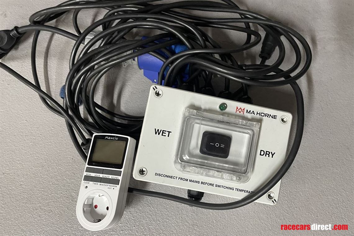 M.A. HORNE 18'' TIRE WARMER  -  Control unit and timer