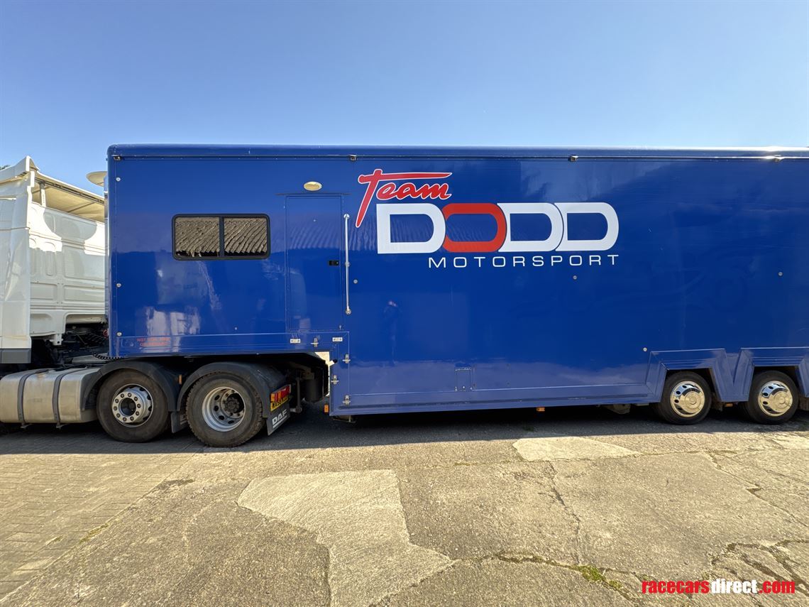 Racecarsdirect.com - 2008 DAF XF 105.460 - Race Team Four-Car Transporter