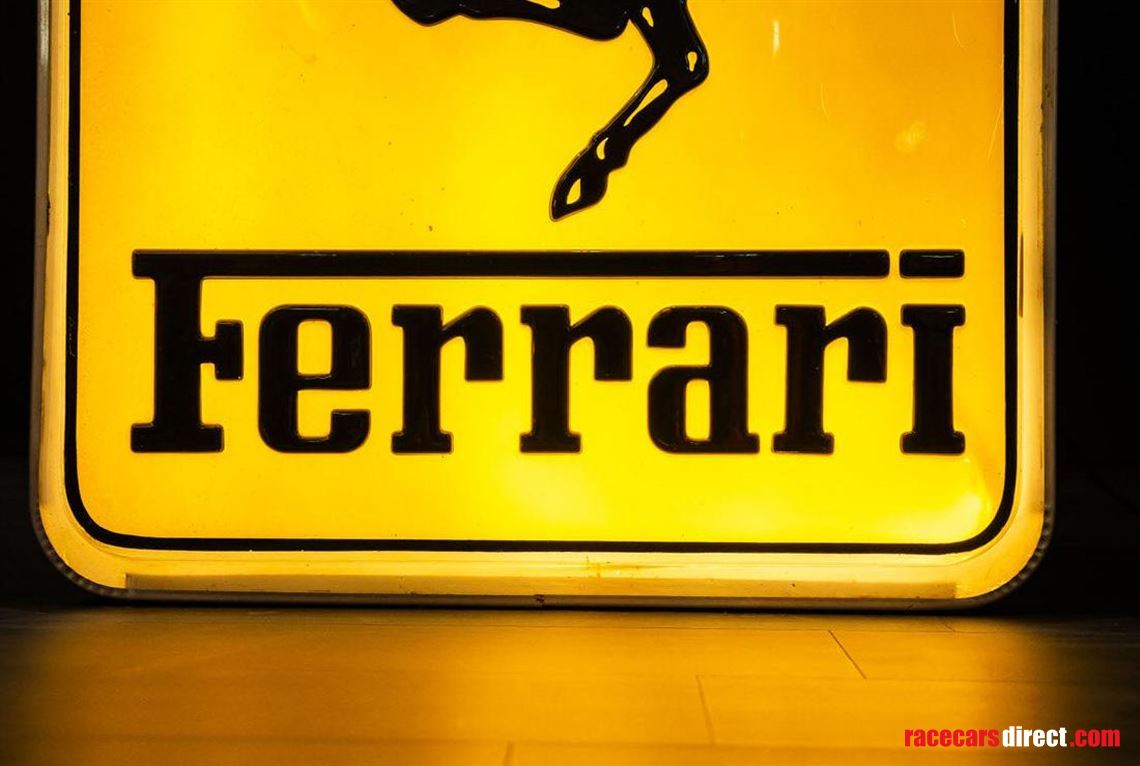 Racecarsdirect.com - Ferrari Original Sign Big----Sold