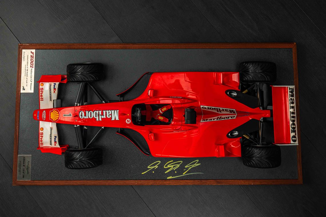 ferrari-f2001-amalgam-model-signed