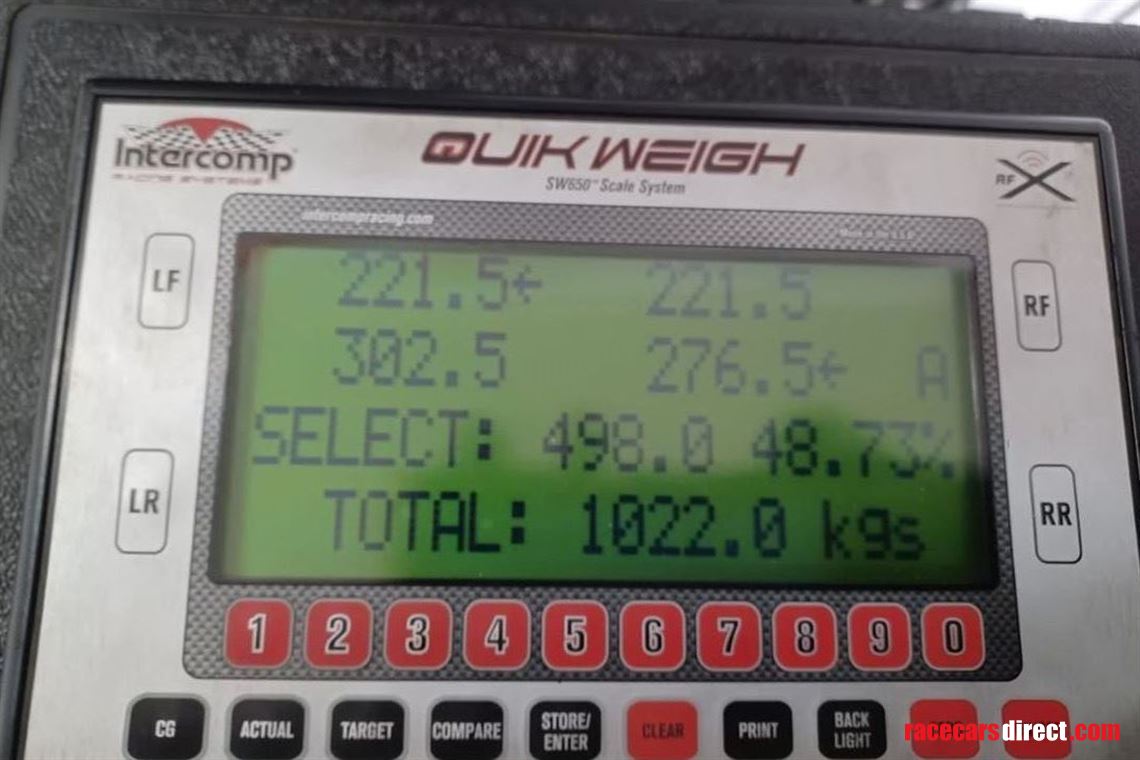 weight incl. driver 75kg + 30kg fuel