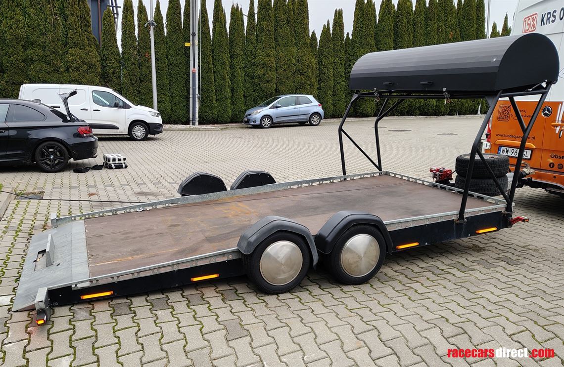 Pneumatically lowered TAHACO Car transporter - Air suspension