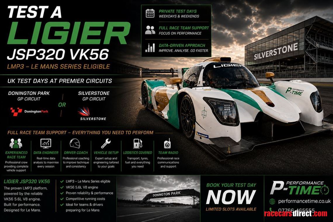 test-a-ligier-lmp3-v8-le-mans-prototype