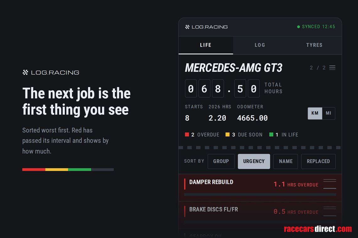 logracing---component-life-tracking