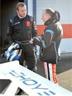 Testing with Andy Wallace ex Le Mans winner