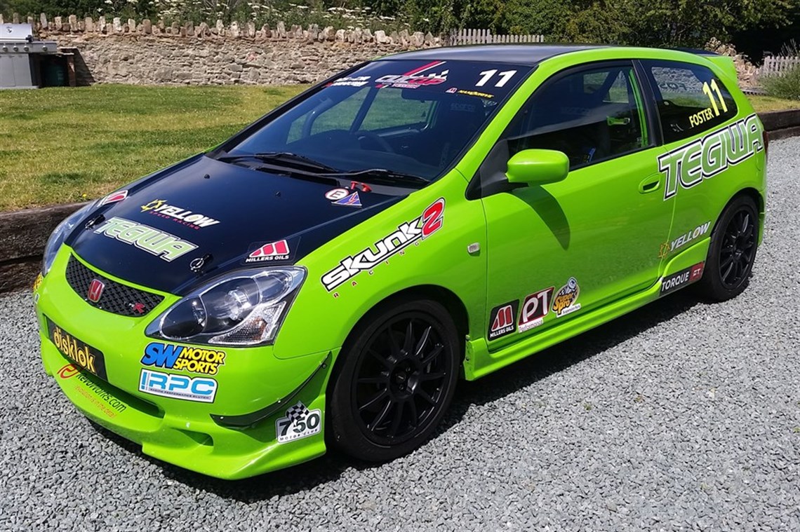 Top works spec Honda Civic EP3 race car - Civic Cup, Stock Hatch, Time At.....