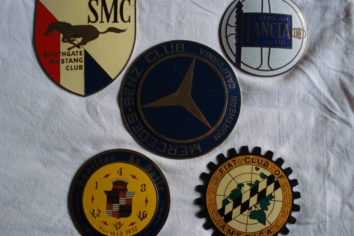  American car club badges