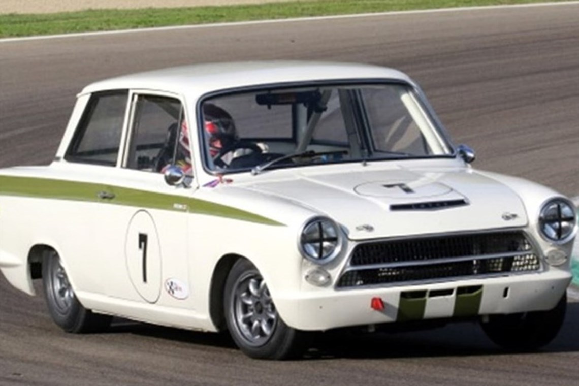 Racecarsdirect.com - Steve Soper's Lotus Cortina "DPE 810B"