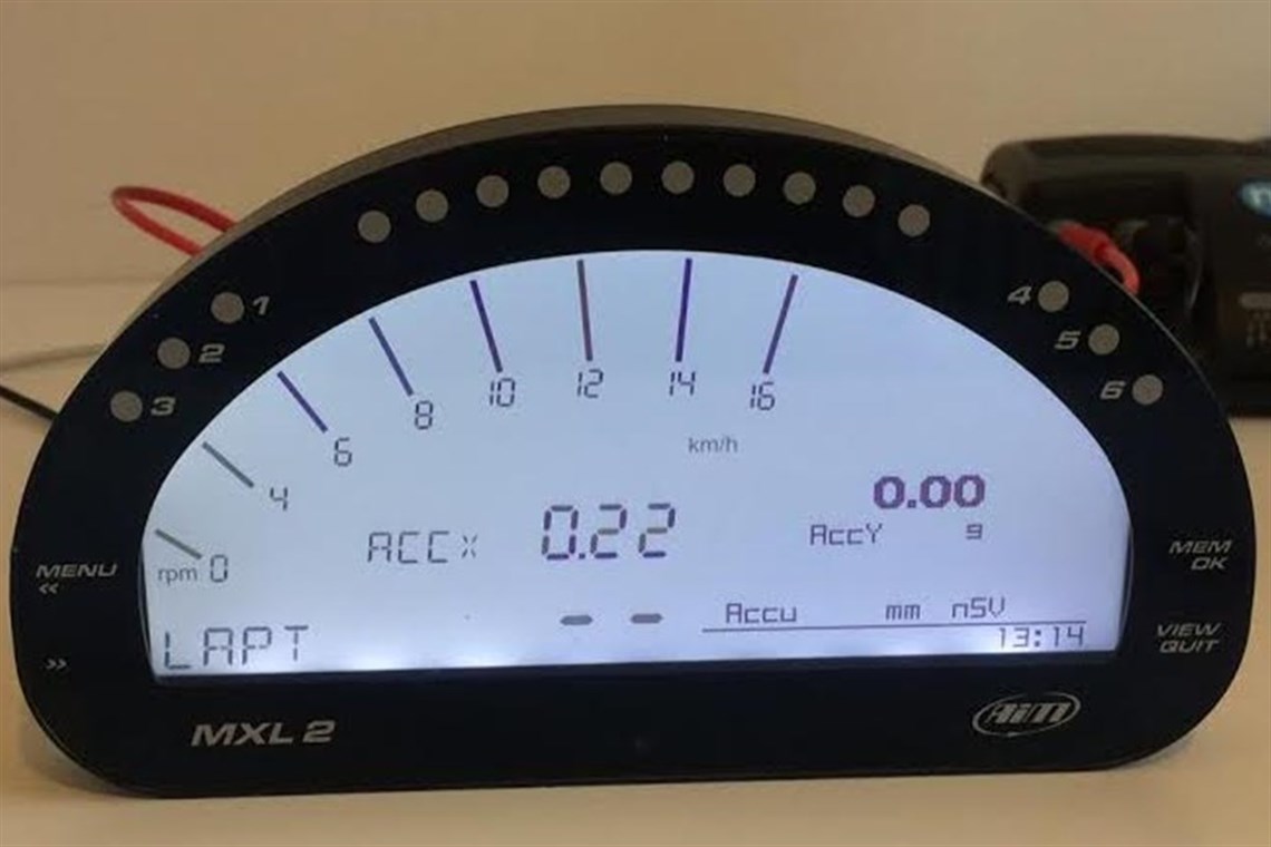 Racecarsdirect.com - AiM MXL2 Motorsport Racing Display, Dash Logger w/ GPS