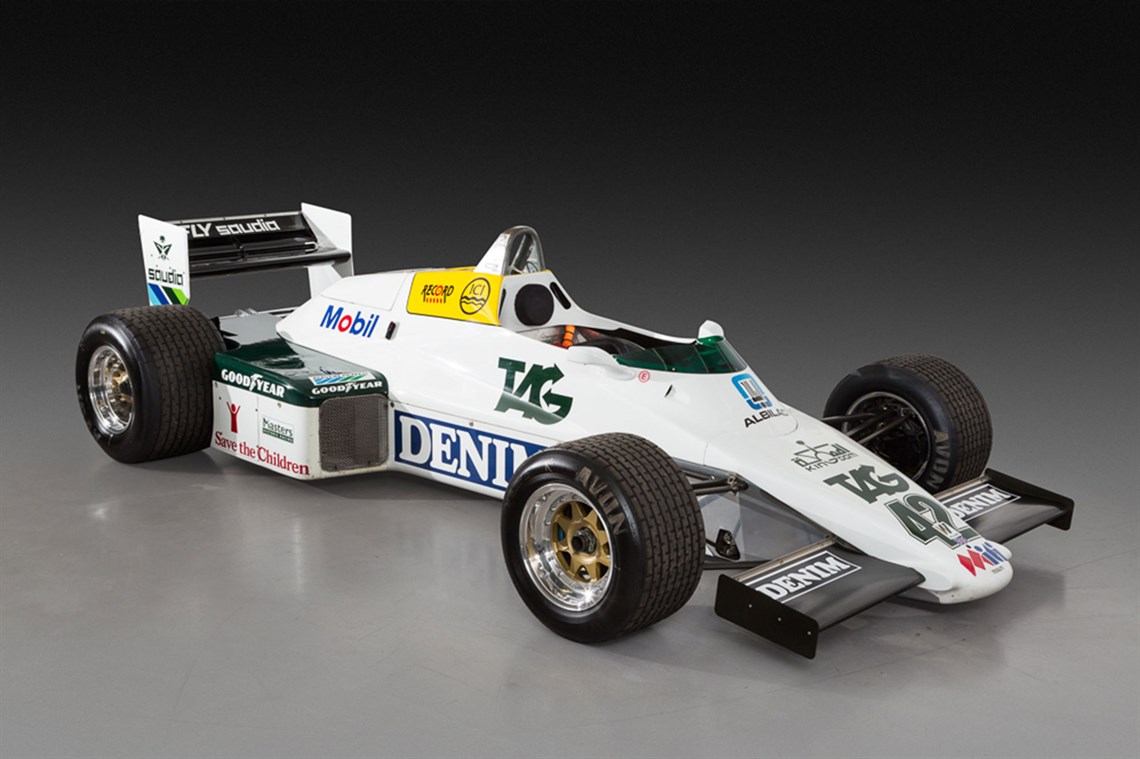 Minichamps F1 1/43 SAUDIA WILLIAMS FORD FW08C 1983 AYRTON SENNA COLLECTION #16 e Minichamps F1 1/43 SAUDIA WILLIAMS FORD FW08C 1983 AYRTON SENNA COLLECTION #16 e