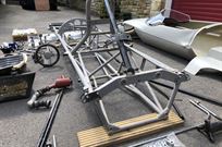 Sandblasted chassis and new fibreglass bodywork