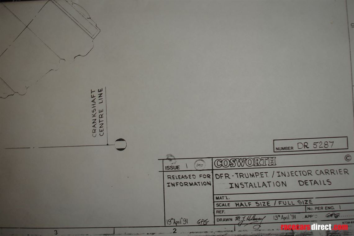 Racecarsdirect.com - Cosworth DFR installation drawing