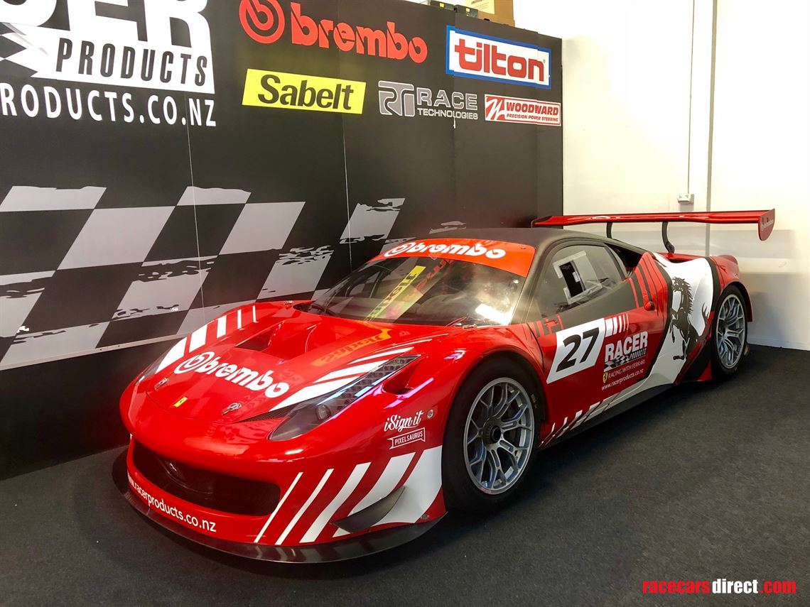 Racecarsdirect.com - RARE FERRARI 458 GT3, AS NEW CONDITION, SUIT ...