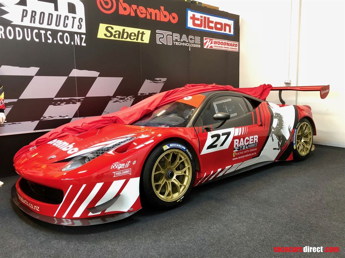 Racecarsdirect.com - RARE FERRARI 458 GT3, AS NEW CONDITION, SUIT ...