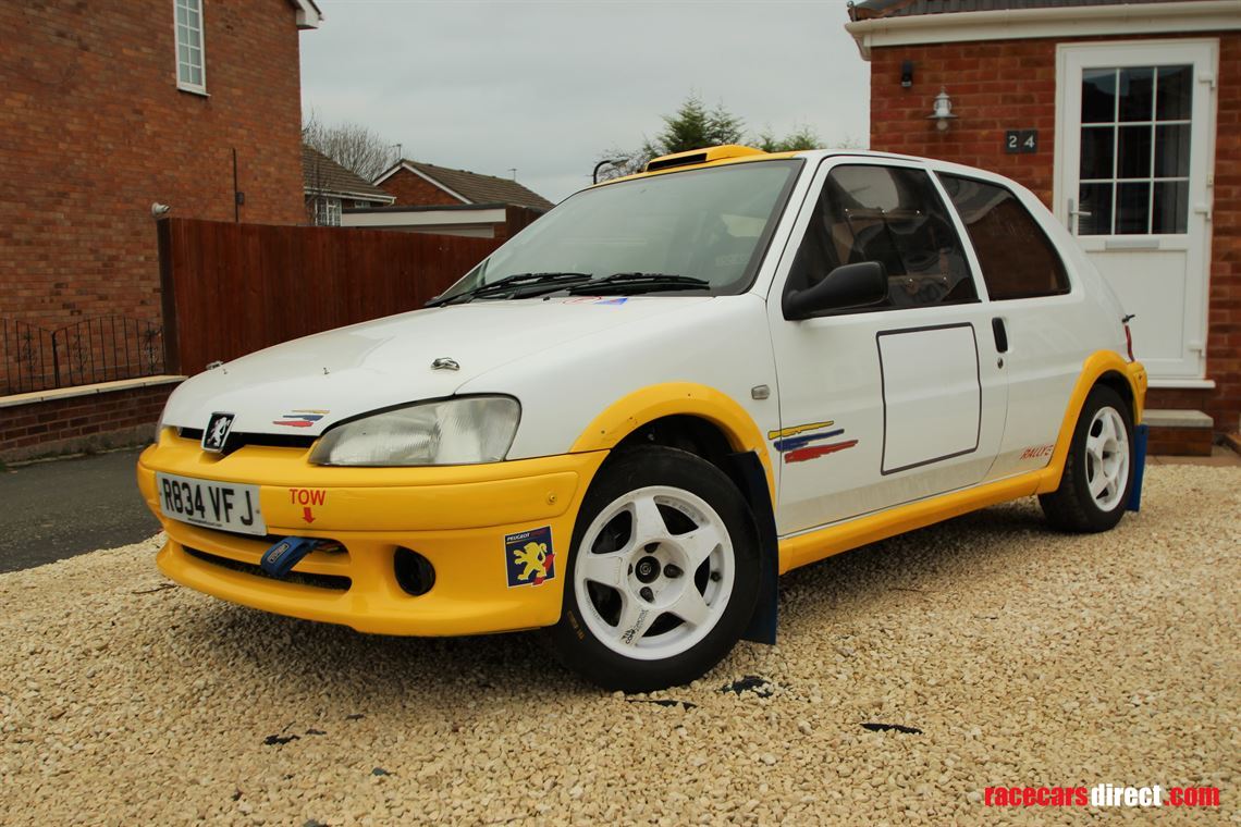 Racecarsdirect.com - Peugeot 106 Rallye 1.6 16v Stage Rally Car