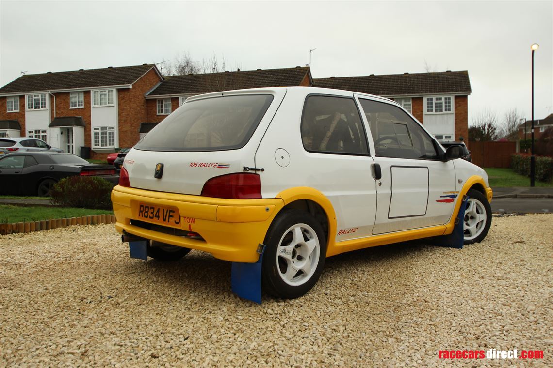 Racecarsdirect.com - Peugeot 106 Rallye 1.6 16v Stage Rally Car